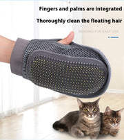 Pet Comb Hair Bath Massage Gloves