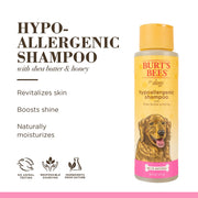 Natural Hypoallergenic Shampoo with Shea Butter and Honey for All Dogs and Puppies with Dry or Sensitive Skin