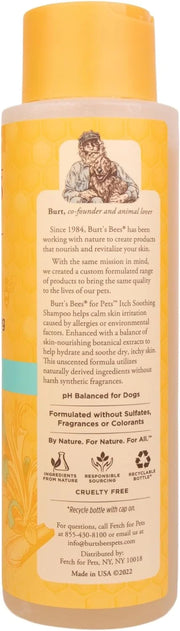 Natural Pet Care Itch Soothing Shampoo with Honeysuckle for Dogs, 16 Oz.