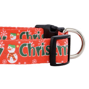 Christmas Dog Collar (Medium, Merry Christmas)