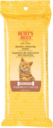 Cat Naturally Derived Dander Reducing Wipes - Kitten and Cat Wipes for Grooming - Cruelty Free, Formulated without Sulfates and Parabens, Made in the USA, 50 Count - 3 Pack